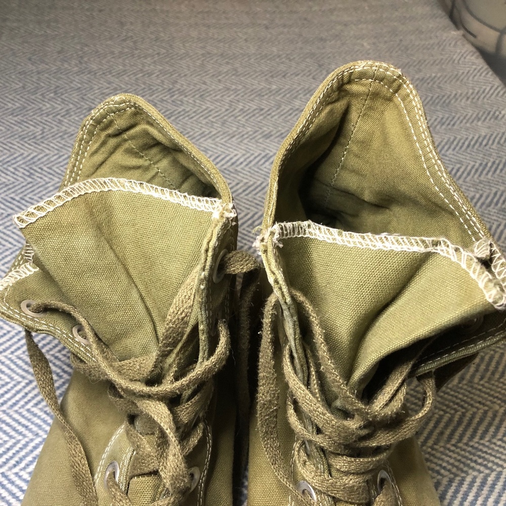 Converse Olive Green High Top Boots - Picture 6 of 9